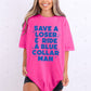 SAVE A LOSER & RIDE A BLUE COLLAR MAN *GILDAN SOFT STYLE ONLY*