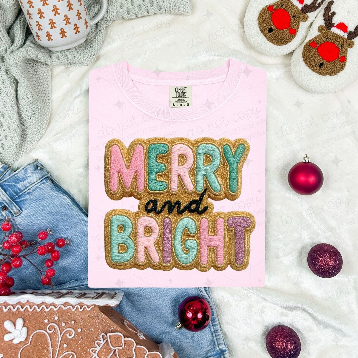 MERRY AND BRIGHT *FAUX YARN*