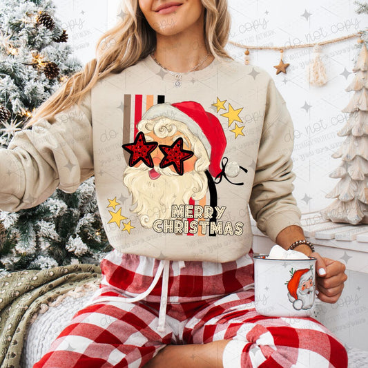 COQUETTE MERRY CHRISTMAS - FAUX SEQUIN *GILDAN SOFT STYLE ONLY*