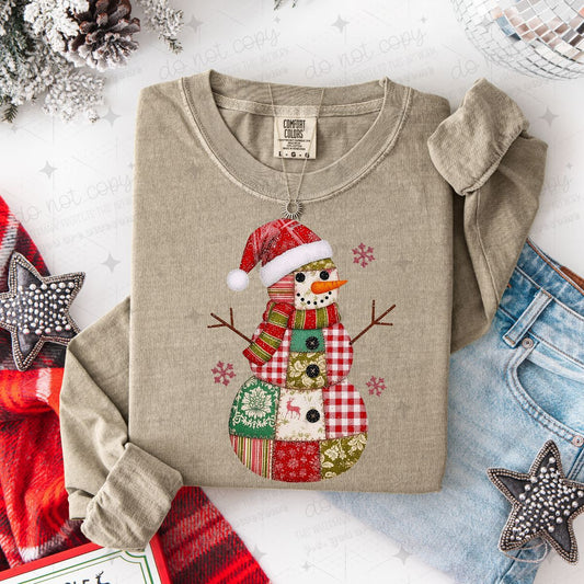 PATCHWORK SNOWMAN