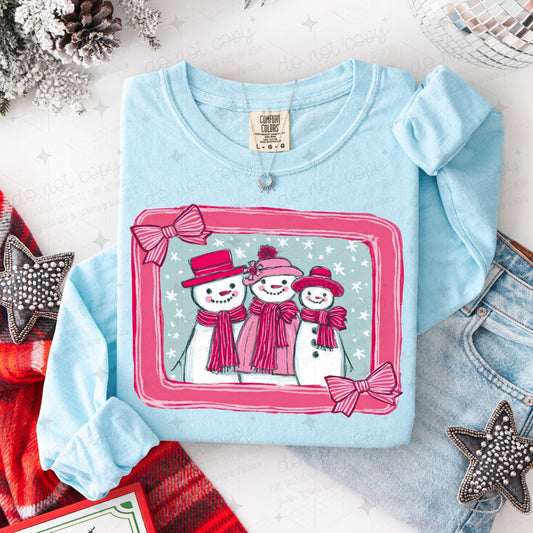 COQUETTE SNOWMAN FAMILY