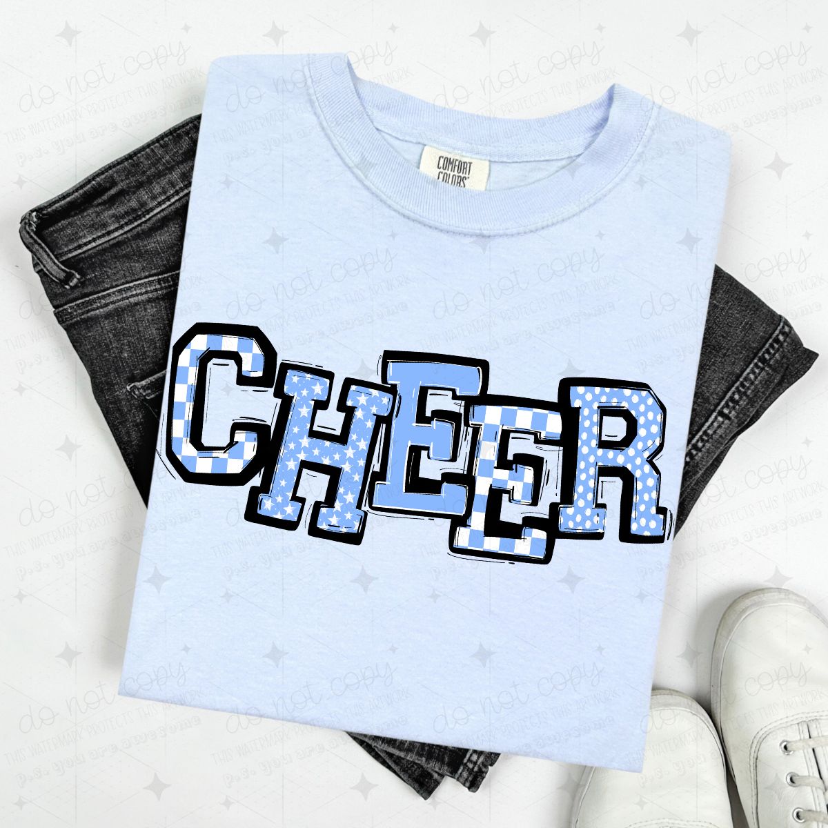 CHEER - COLUMBIA BLUE