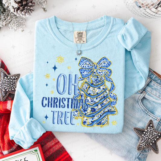 COQUETTE OH CHRISTMAS TREE - FAUX GLITTER