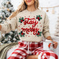 STAY MERRY - FAUX YARN *GILDAN SOFT STYLE ONLY*