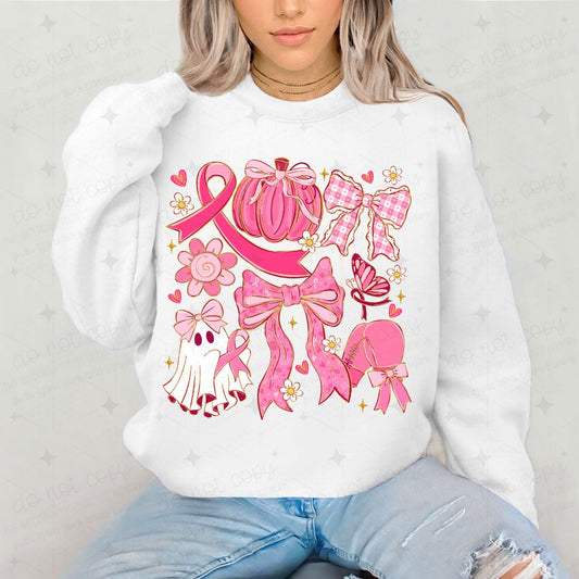 COQUETTE BREAST CANCER AWARENESS DOODLE