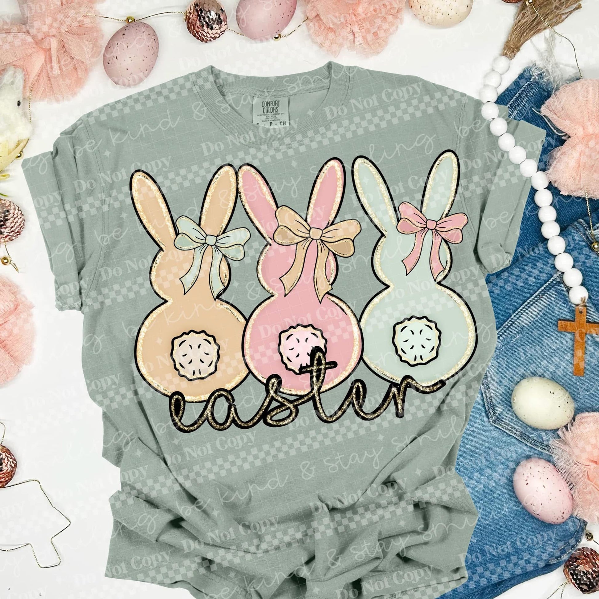 Boho Easter bunnies-Ollie &amp; Co.