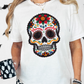 BLACK SKULL - FAUX YARN/FAUX GLITTER