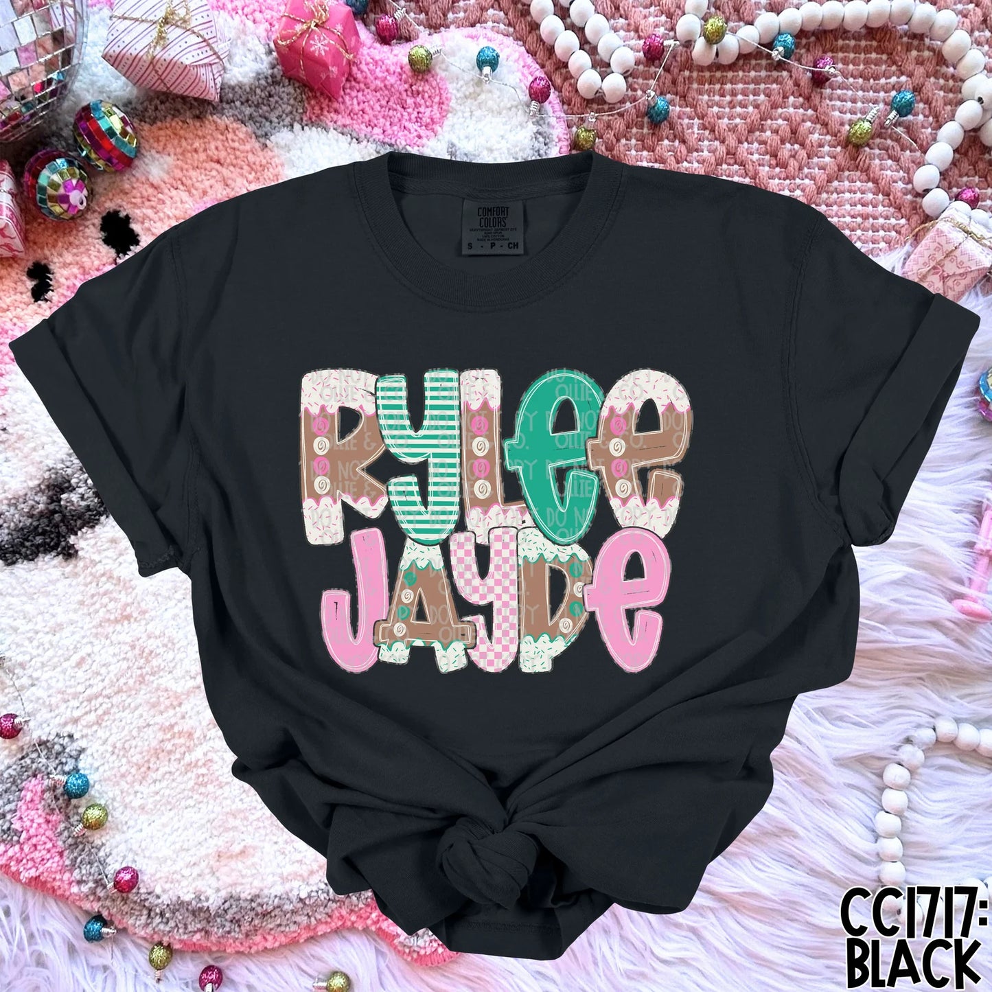 YOUTH HAND LETTERED GINGERBREAD NAMES *OLLIE & CO EXCLUSIVE*