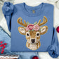 FLORAL DEER - FAUX YARN
