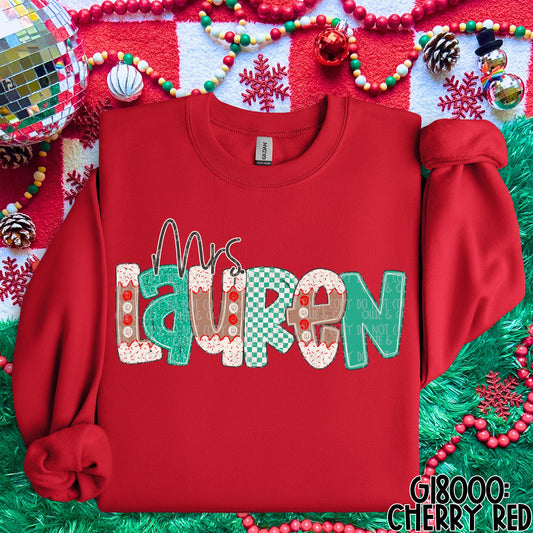 GINGERBREAD TEACHER NAME