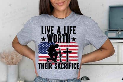 Live a Life Worth Their Sacrifice-Ollie &amp; Co.