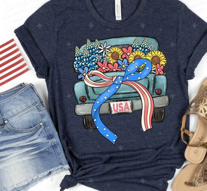 Patriotic Truck Bow-Ollie &amp; Co.