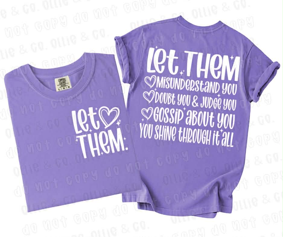 LET THEM - WHITE *OLLIE & CO. EXCLUSIVE*