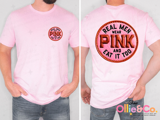 Real men wear pink-Ollie &amp; Co.