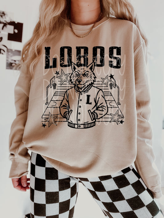 BASKETBALL LETTERMAN MASCOTS