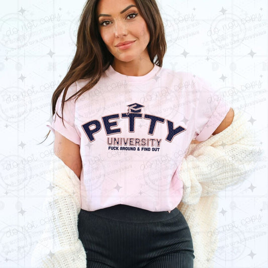 PETTY UNIVERSITY - FAUX EMBROIDERY