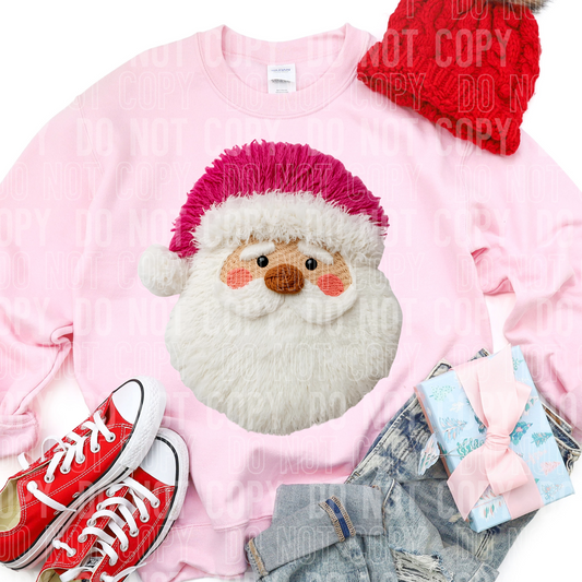 PINK SANTA - LIGHT SKIN - FAUX YARN