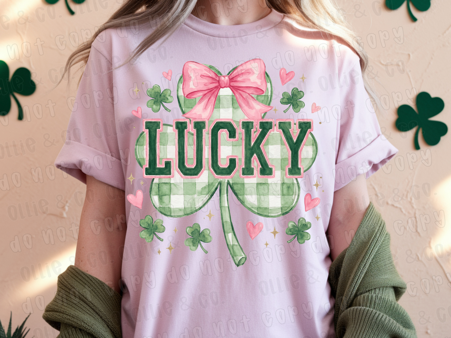 LUCKY GINGHAM SHAMROCK