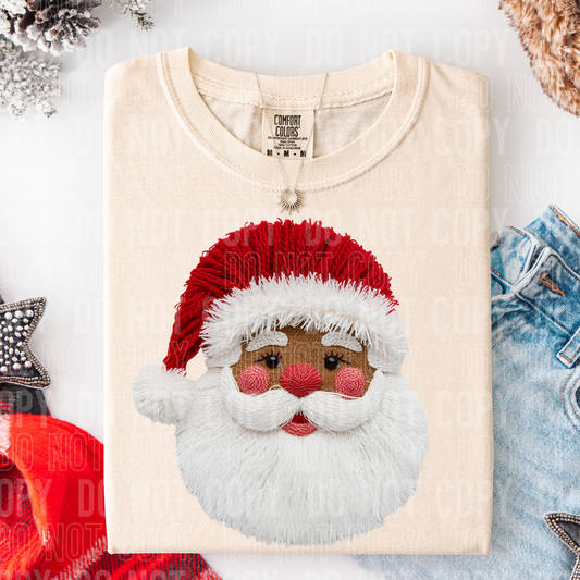 ROSY CHEEKS SANTA - FAUX YARN