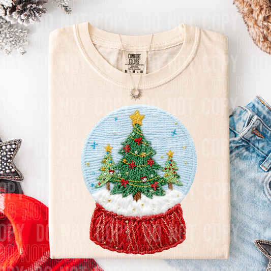 SNOW GLOBE - FAUX YARN