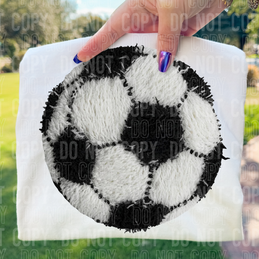 SOCCER BALL - FAUX YARN