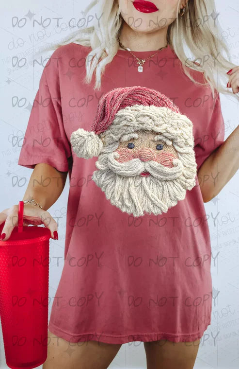 FIBER ART SANTA - FAUX YARN