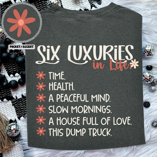 SIX LUXURIES IN LIFE  - EXCLUSIVE