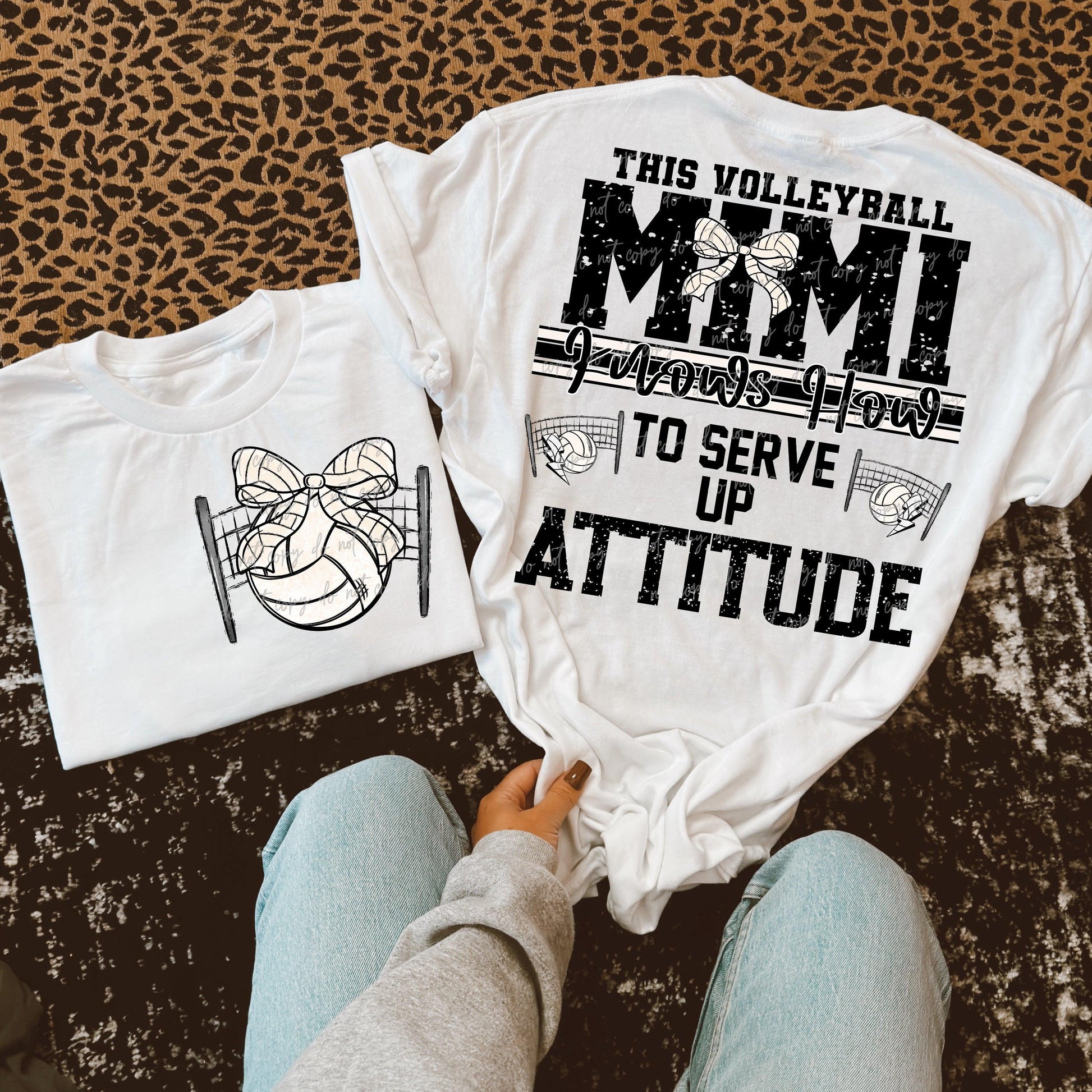 Volleyball Custom Name Attitude-Ollie &amp; Co.