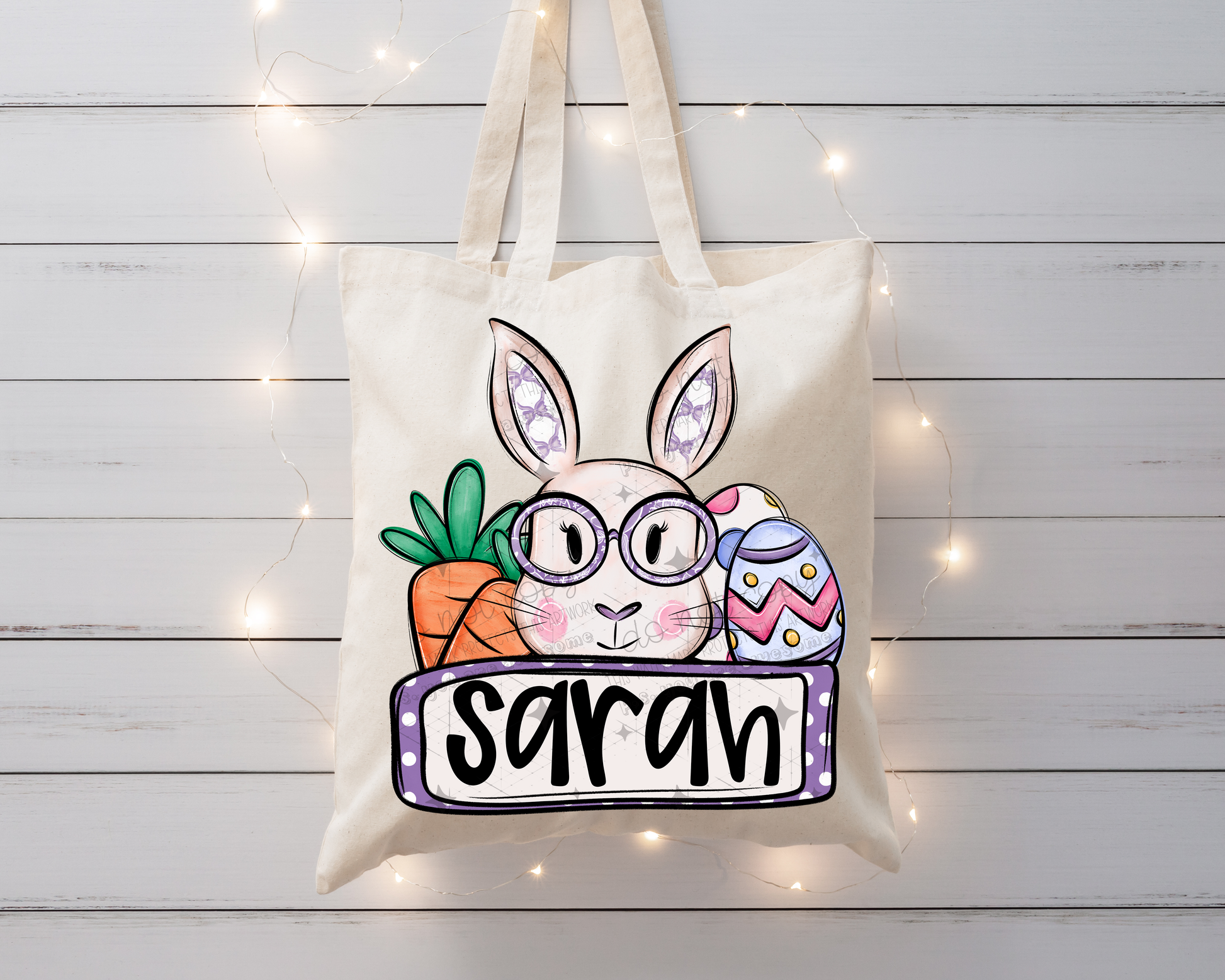 Easter Names Tote Bag-Ollie &amp; Co.